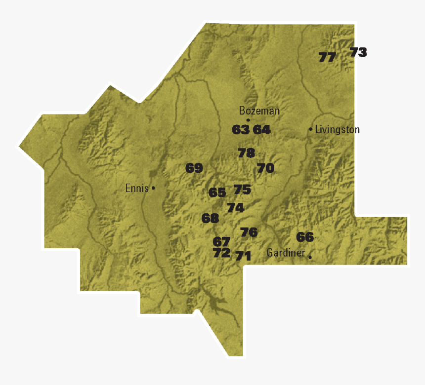 South Central Montana - Atlas, HD Png Download, Free Download