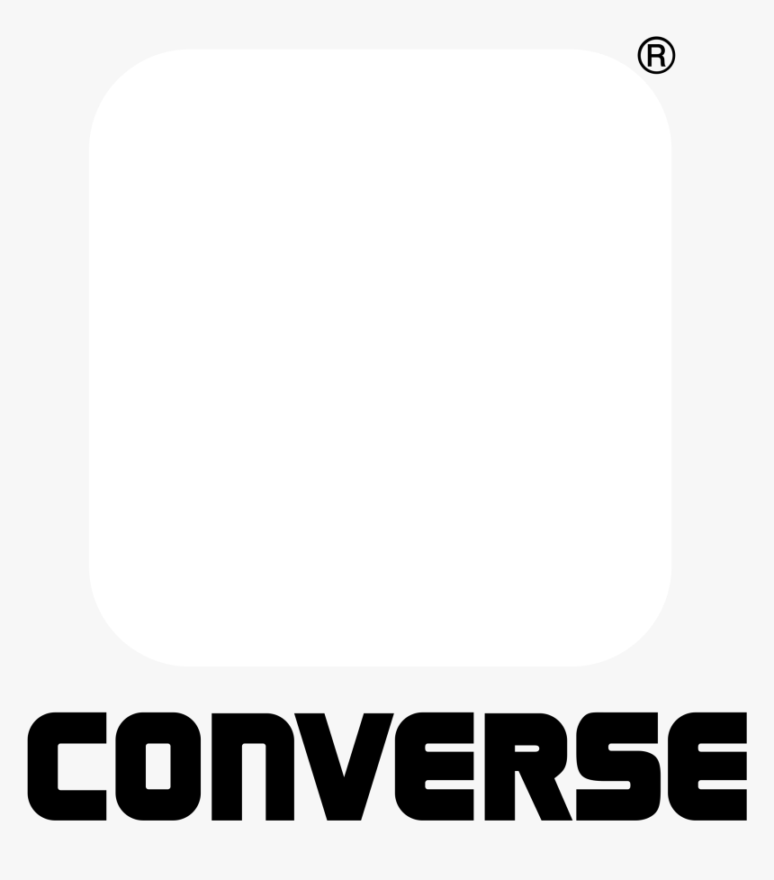 Converse Logo Black And White, HD Png Download, Free Download