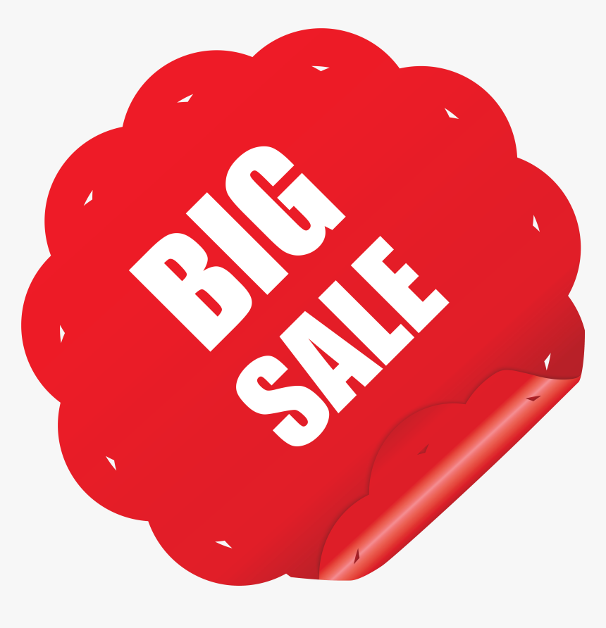 Transparent For Sale Clipart - Big Sale Sticker Png, Png Download, Free Download