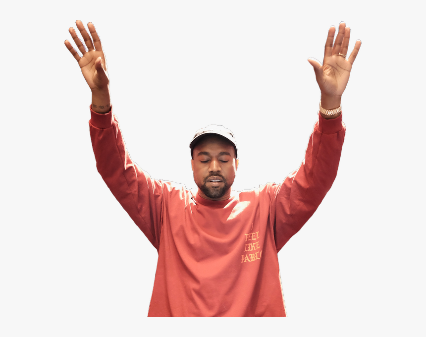 Kanye West Transparent Png - Kanye West Hands Up Png, Png Download, Free Download