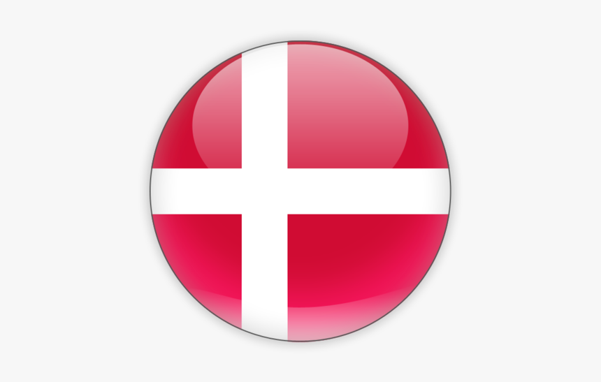 Denmark Flag Round Png, Transparent Png, Free Download