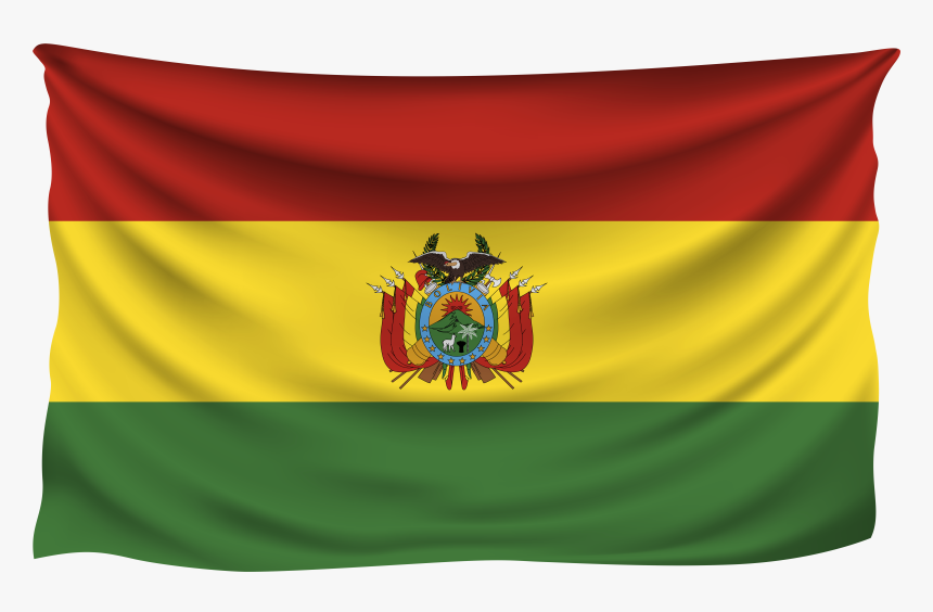 Bolivia Wrinkled Flag M=1463525807 - Bolivia Flag Png, Transparent Png, Free Download