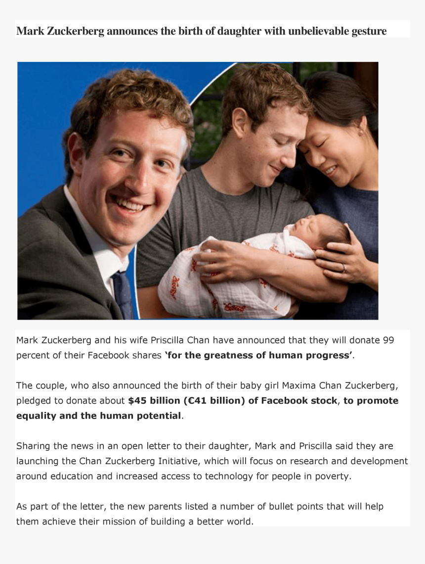 Mark Zuckerberg Nu, HD Png Download, Free Download