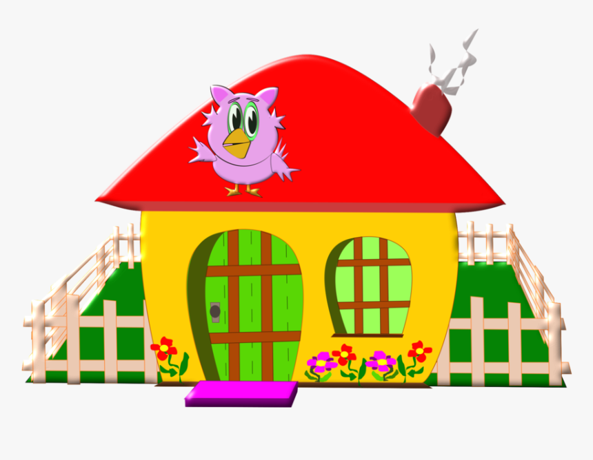 Clipart 14 Kisscc0 House Computer Icons Gratis Drawing - Png Garden Cartoon House, Transparent Png, Free Download