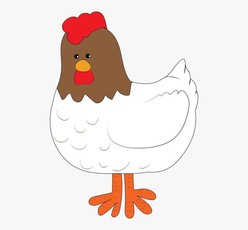 Hen, Farm, Chicken, Bird, Agriculture, Cock, Animals - Animales De La Granja Gallina, HD Png Download, Free Download