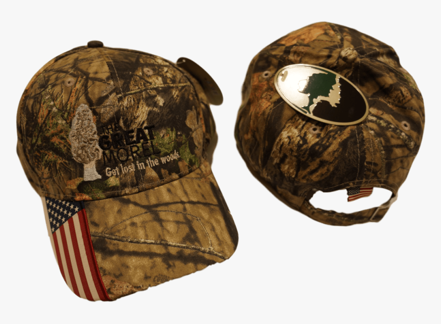 The Great Morel Ball Cap - Mossy Oak Flag Hat, HD Png Download, Free Download