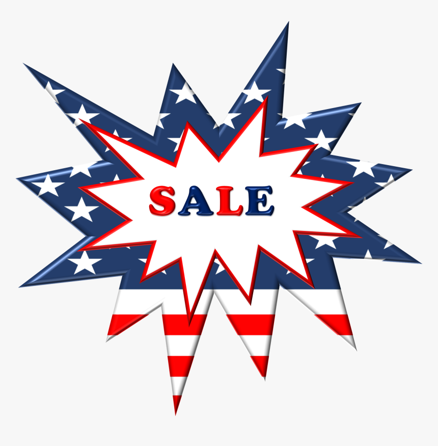 Sales, Label, Patriotic, Holiday, July 4th, Fourth - Transparent Labor Day Sale, HD Png Download, Free Download