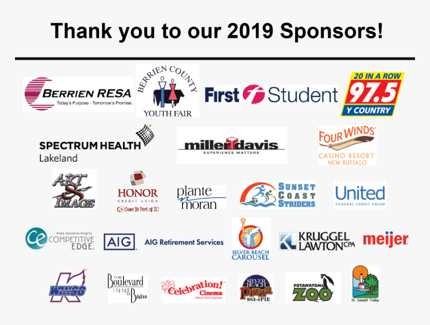 2019 Festival Of Families Sponsors Berrien Resa, HD Png Download