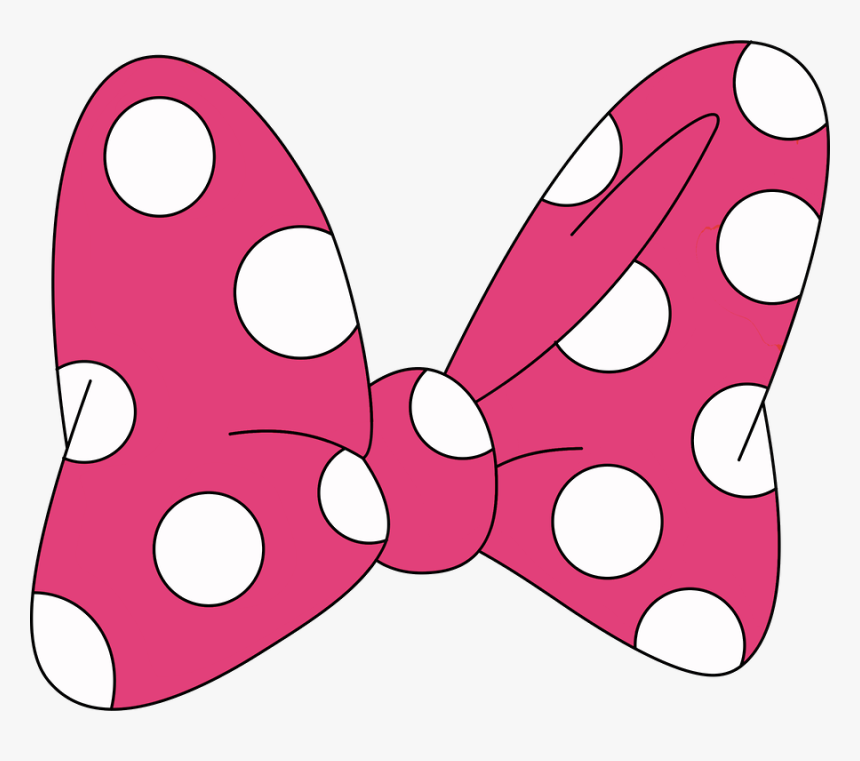 Pink Minnie Bow SVG