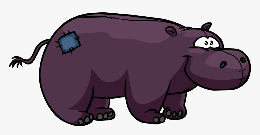 Club Penguin Wiki - Club Penguin Hippopotamus, HD Png Download, Free Download