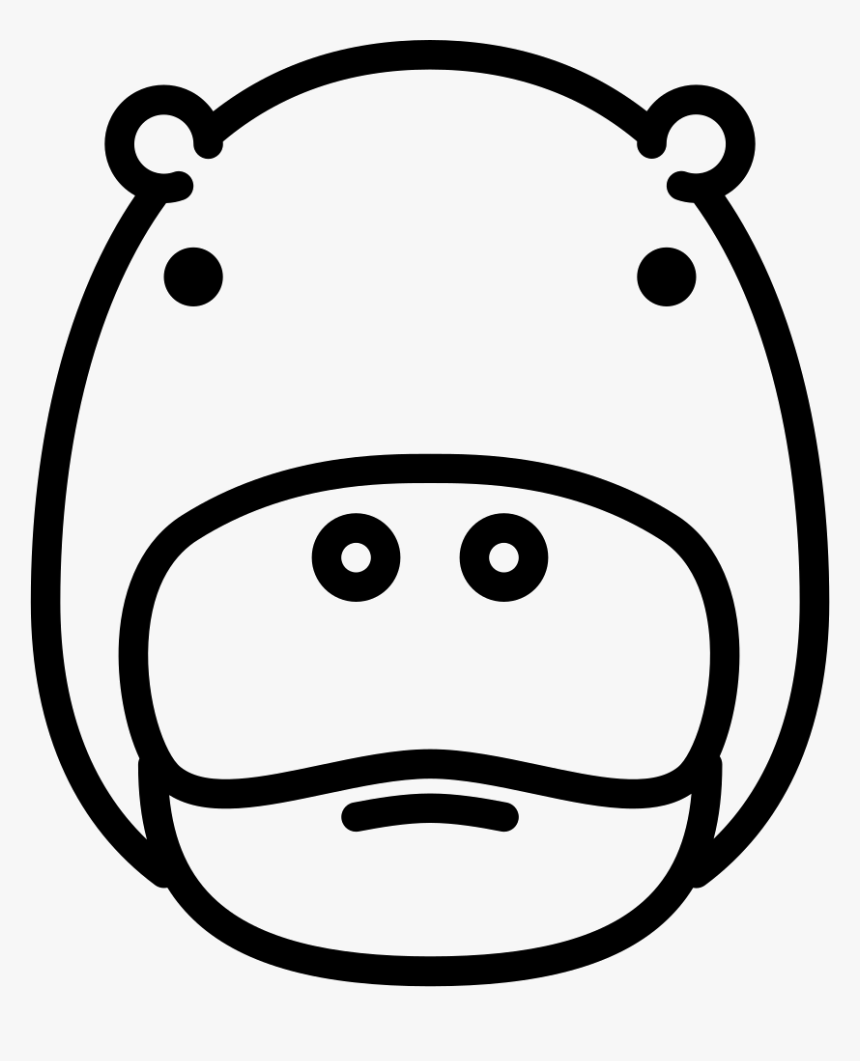 Hippopotamus Head, HD Png Download, Free Download