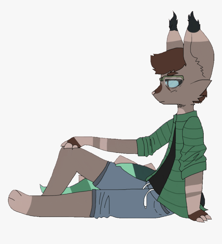 Bored Jesper Wolf Unamused Sitting Bored Output By - Sitting, HD Png Download, Free Download