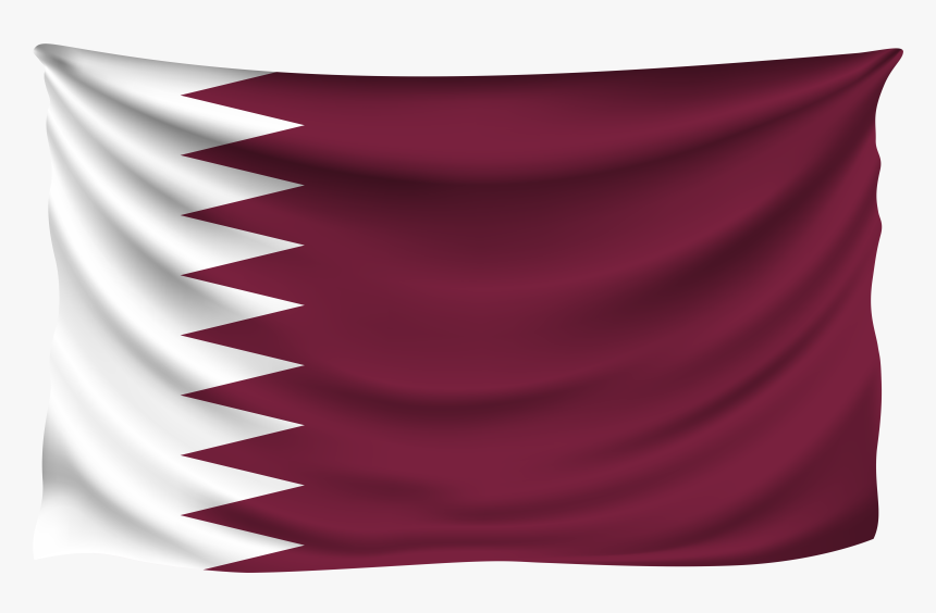Qatar Wrinkled Flag - Qatar Flag Images Download, HD Png Download, Free Download