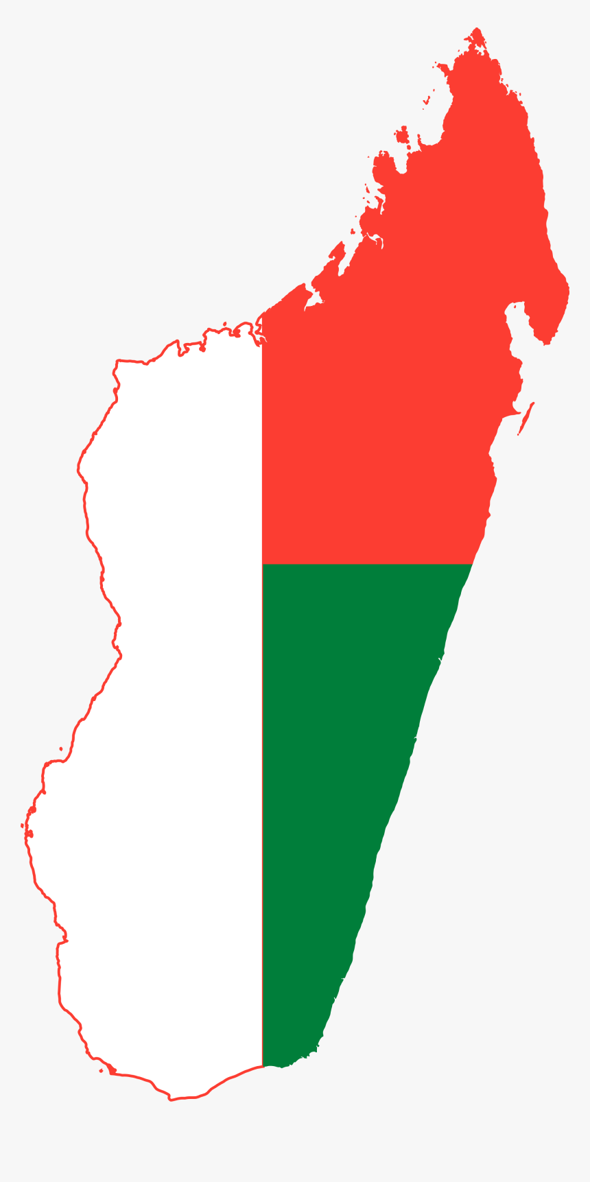 Madagascar Flag And Map, HD Png Download, Free Download