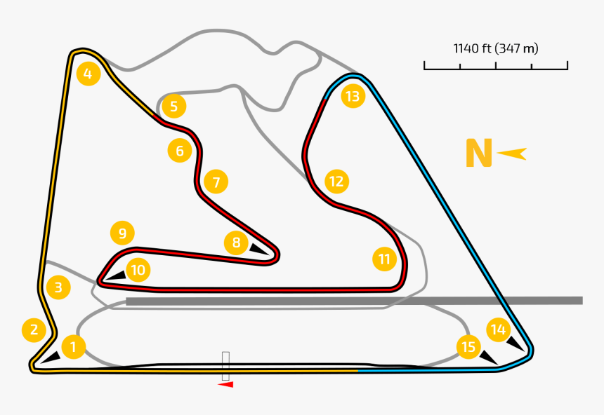 Bahrain International Circuit - Map Formula 1 Tracks, HD Png Download, Free Download