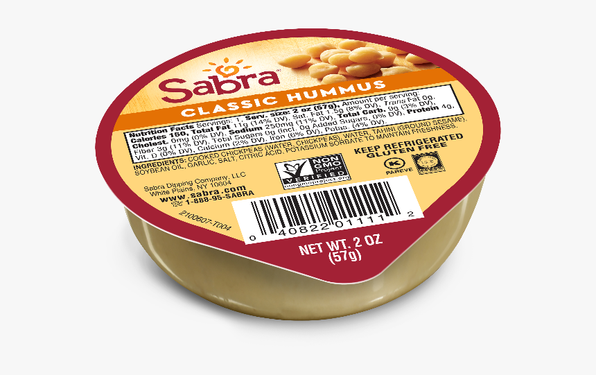 Sabra Story - Sabra Individual Hummus, HD Png Download, Free Download