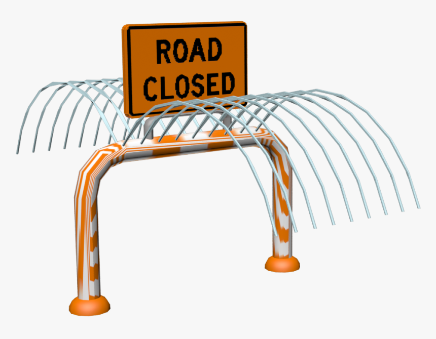 Road Closed Rain Bar, HD Png Download, Free Download