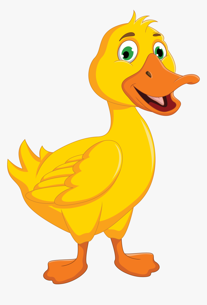 Wings Clipart Duck - Duck Cartoon Png, Transparent Png, Free Download