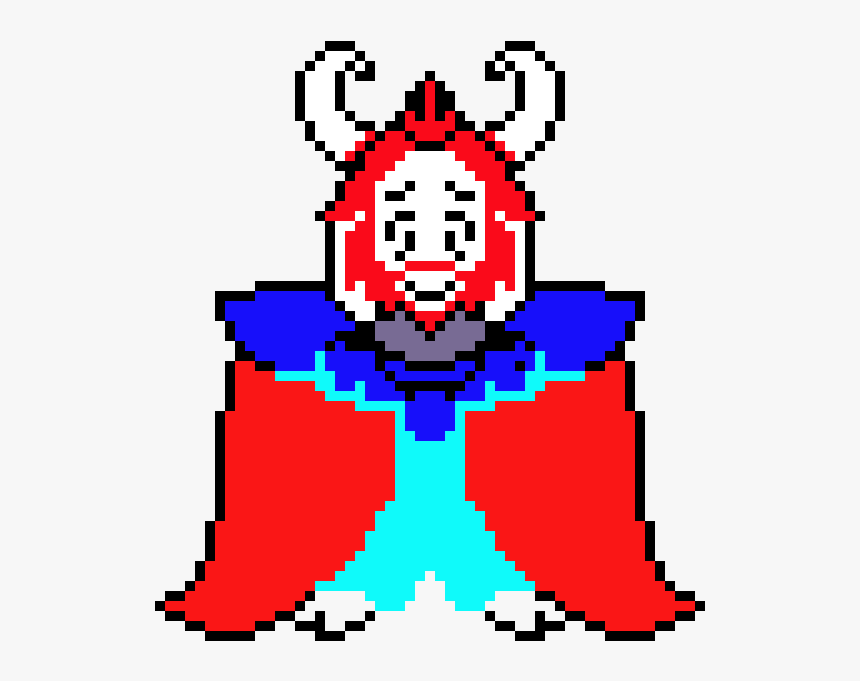 Pixel Art Undertale Asgore, HD Png Download, Free Download