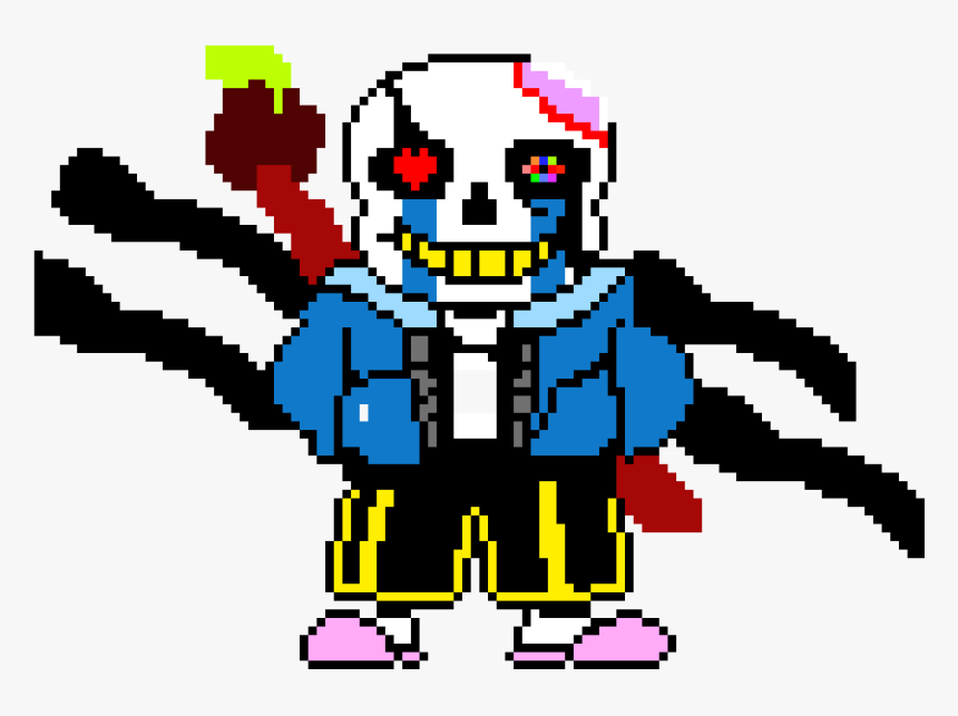 Ink Nightmare Horrier Underfell Undertale - Sans Undertale Pixel Art, HD Png Download, Free Download