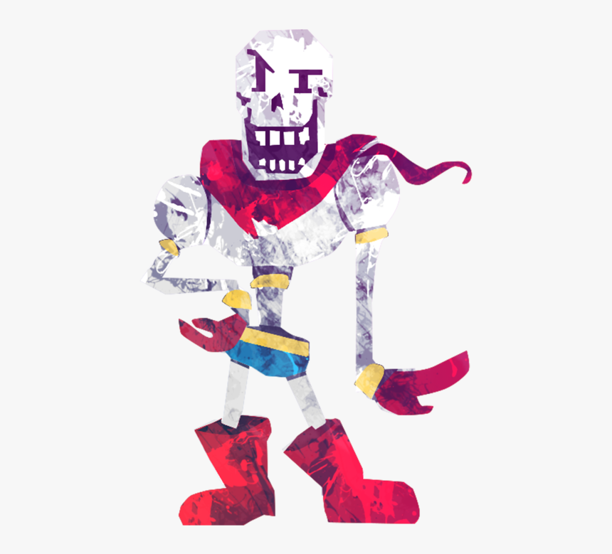Undertale - Bonetrousle - Papyrus Colored Sprite, HD Png Download, Free Download