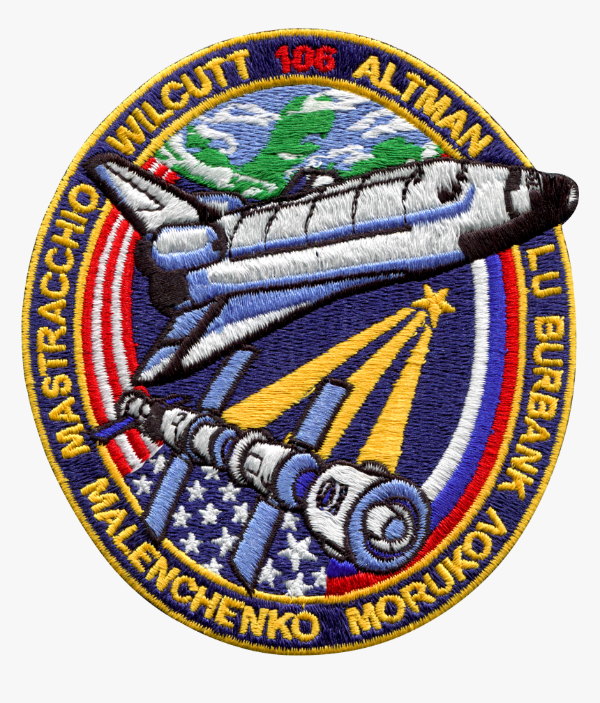 Sts 106 Mission Patch, HD Png Download, Free Download