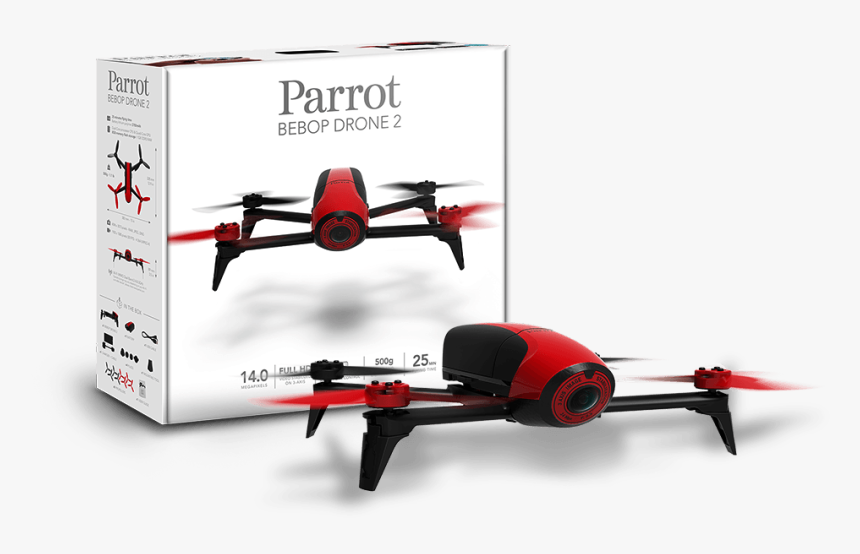 Parrot Bebop - Parrot Bebop 2 Box, HD Png Download, Free Download