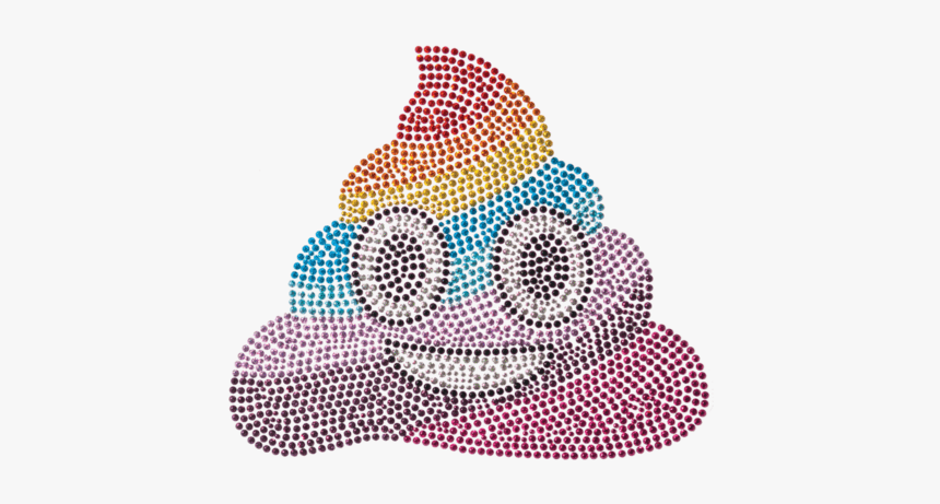 Rainbow Poop Emoji - Crochet, HD Png Download, Free Download