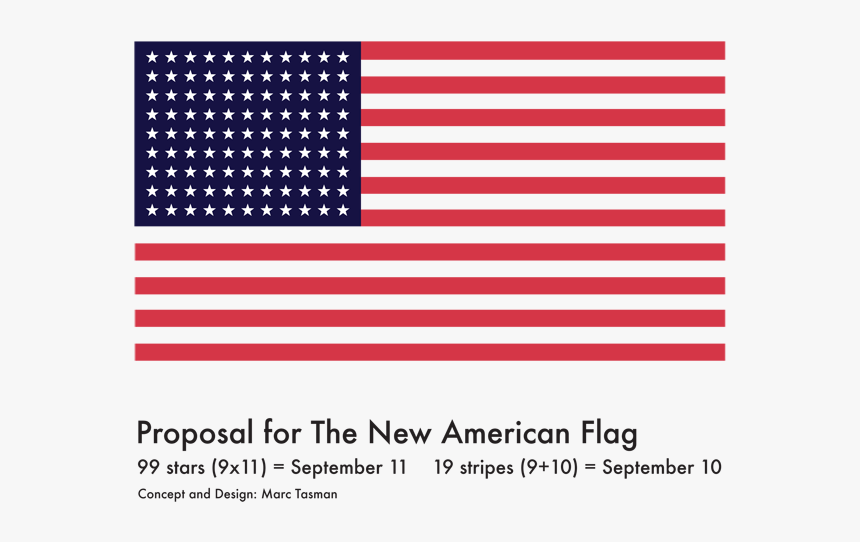 Ninety-nine Star Flag Design, 2007, Marc Tasman Digital - 譜 架 英文, HD Png Download, Free Download