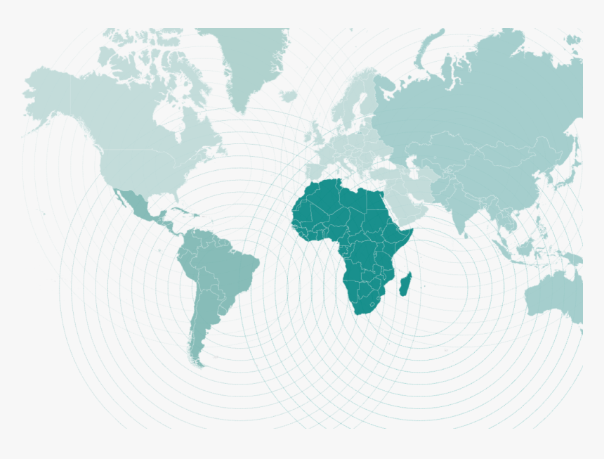 World Map - World Map Single Color, HD Png Download, Free Download
