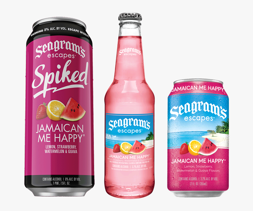 Seagram's Spiked Strawberry Daiquiri, HD Png Download - kindpng.