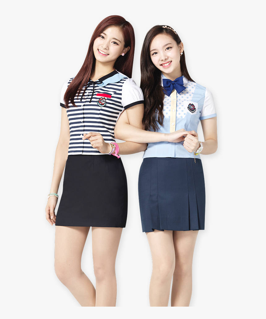 Nayeon Tzuyu School Uniform , Png Download - Tzuyu And Nayeon Twice, Transparent Png, Free Download