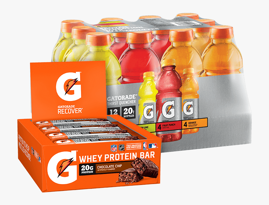 Gatorade Drink And Protein Bars, HD Png Download, Free Download