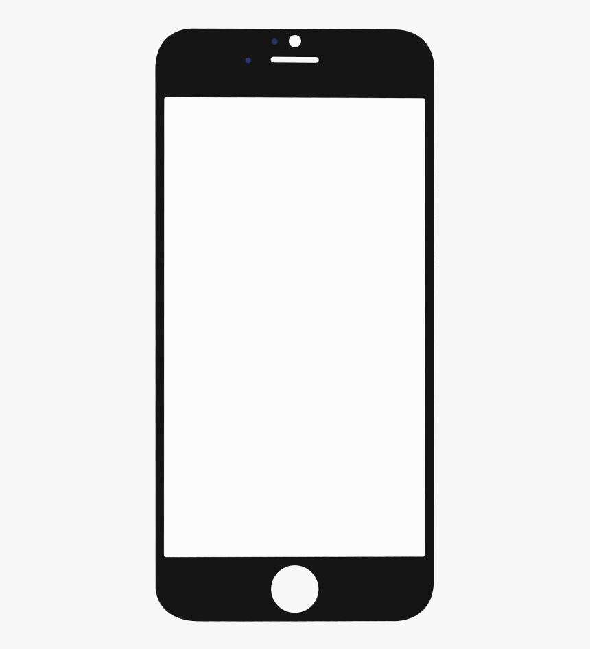 Iphone 6 Black Glass Lens Screen - Black Iphone 6 Mockup Png, Transparent Png, Free Download