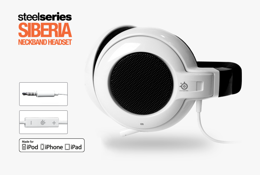 Siberia Neckband - Steelseries Siberia Neckband, HD Png Download, Free Download