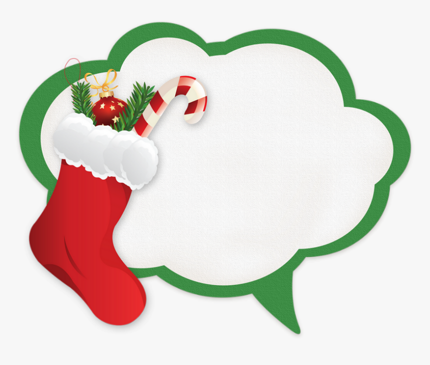 Tube Noël, Étiquette Png - Clipart Santa Claus Socks, Transparent Png, Free Download