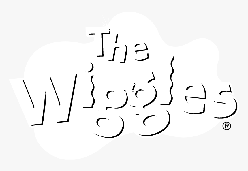 The Wiggles Logo Black And White - Calligraphy, HD Png Download, Free Download