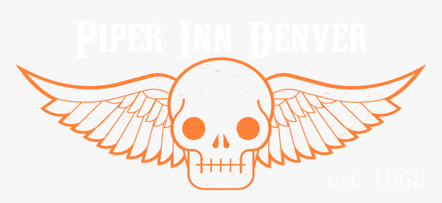 The Best Wings In - Skull With Wings Clipart, HD Png Download, Free Download