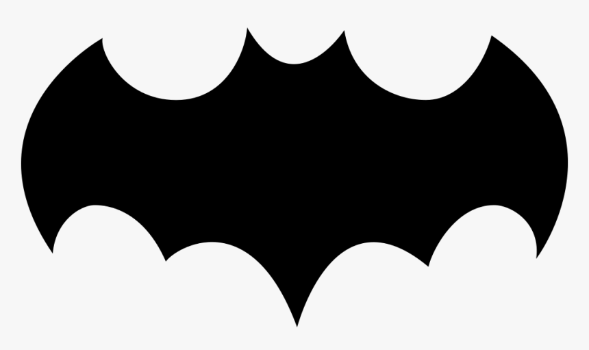 Bat Black Shape With Open Wings - Portable Network Graphics, HD Png Download, Free Download