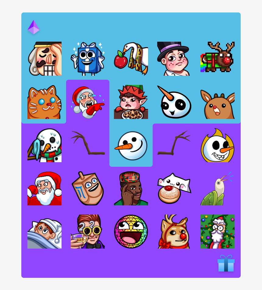 Twitch Holiday Emotes 2019, HD Png Download, Free Download