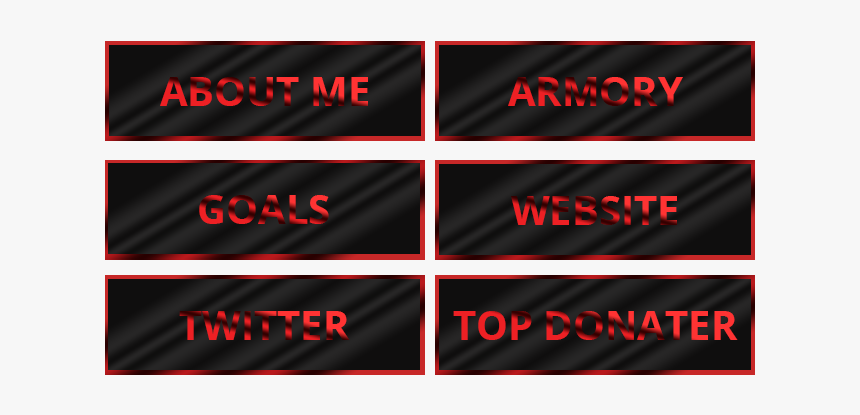 Crimson Twitch Panels - Twitch Panels For Free And Setup Guide, HD Png Download, Free Download