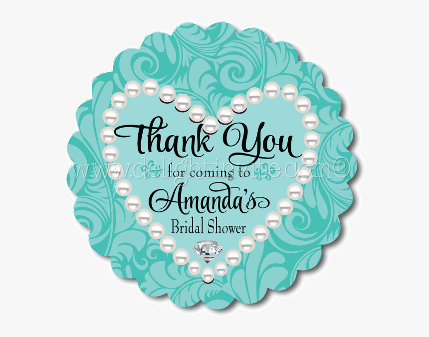 Diamonds And Pearls Bridal Shower Favor Tags - Illustration, HD Png Download, Free Download