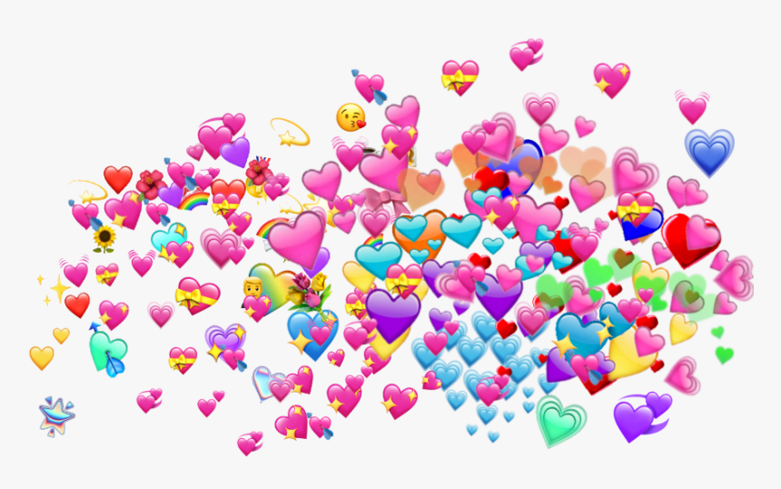 #wholesome #emoji #meme - Love Meme Hearts Png, Transparent Png - kindpng