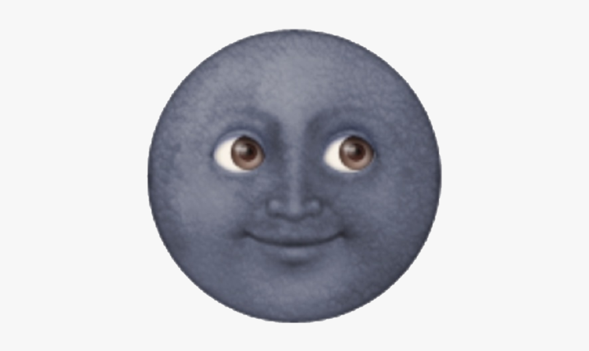 Moon And Emoji Image - Black Emoji, HD Png Download, Free Download