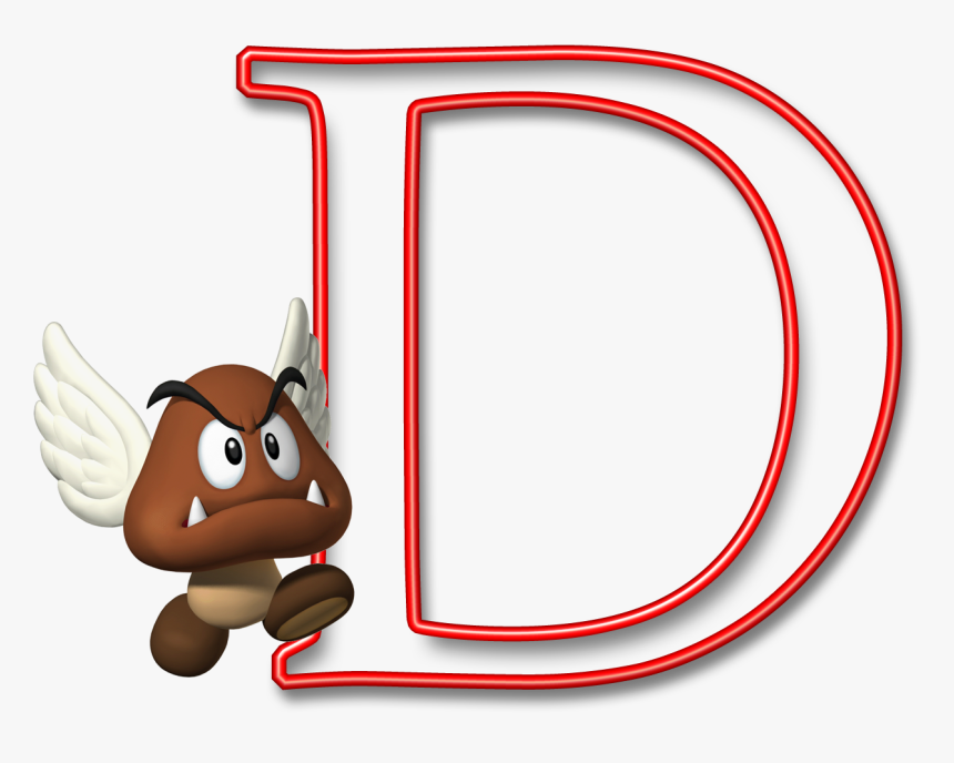 Letra D De Mario Bros, HD Png Download, Free Download
