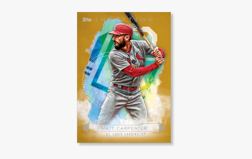 Matt Carpenter 2019 Inception Baseball Poster Gold - Poster, HD Png Download, Free Download