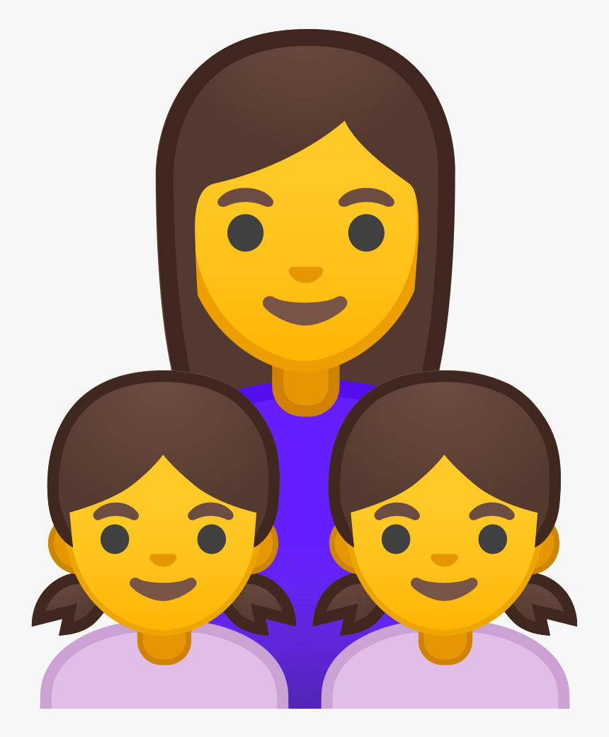 Download Svg Download Png - Emoji Family Of 3, Transparent Png, Free Download