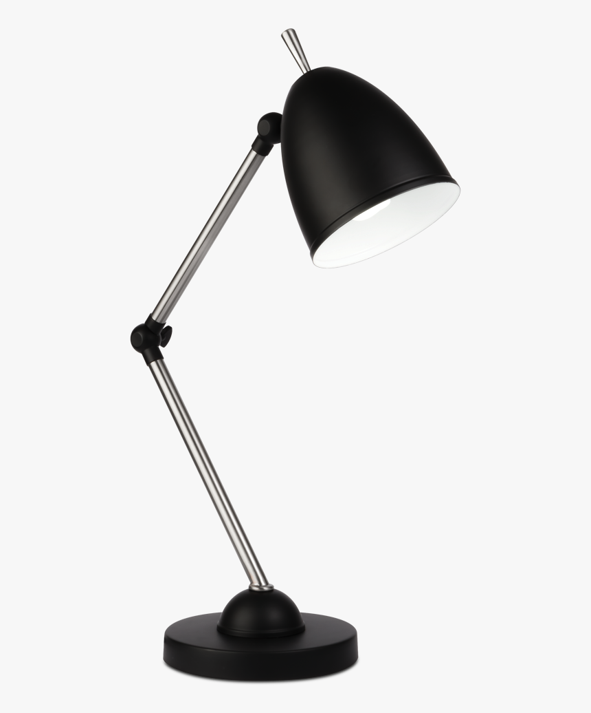 Desk Awesome Office Desk Lamps Metal Materia Black - Transparent Background Table Lamp Png, Png Download, Free Download