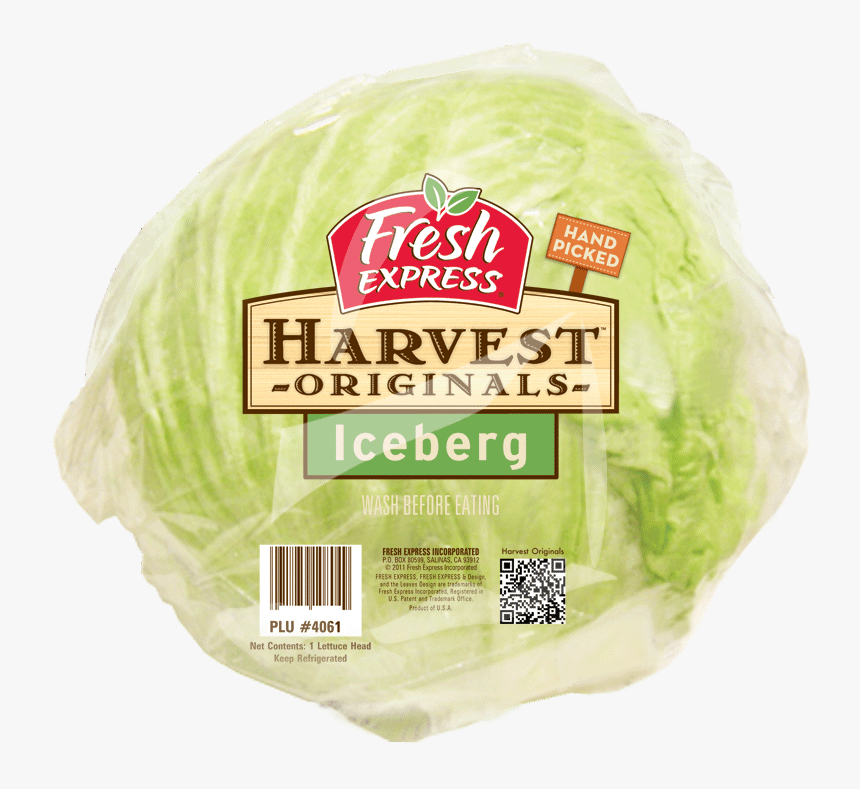 Iceberg Head Lettuce - Fresh Express Salad, HD Png Download, Free Download