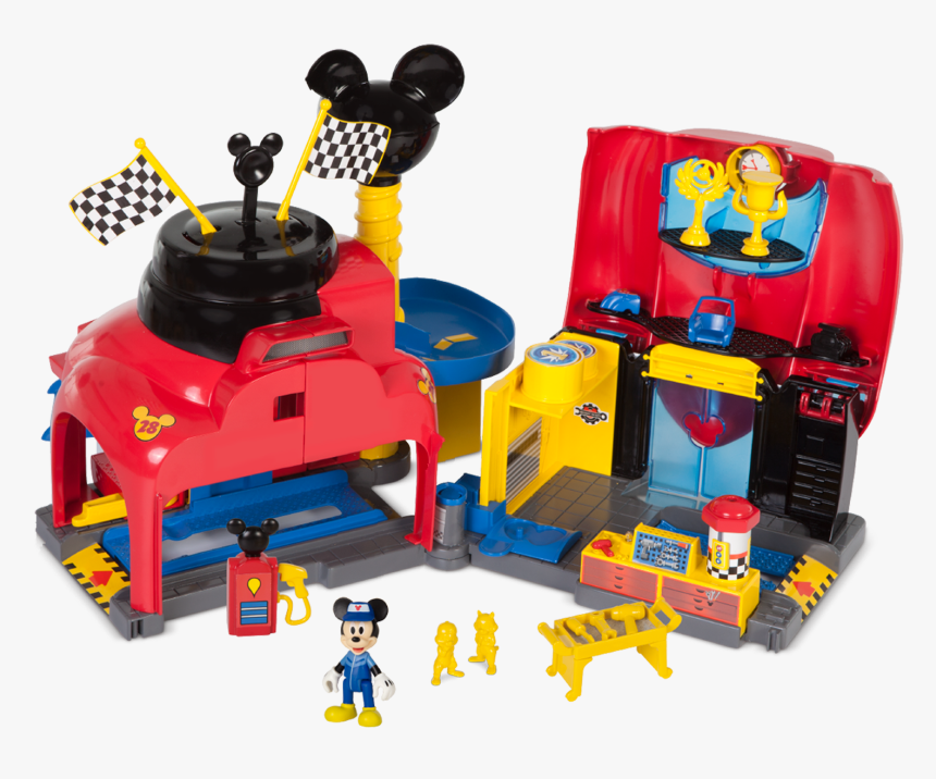 Garage Mickey Roadster Racers - Mickey And The Roadster Racers Garage, HD Png Download, Free Download